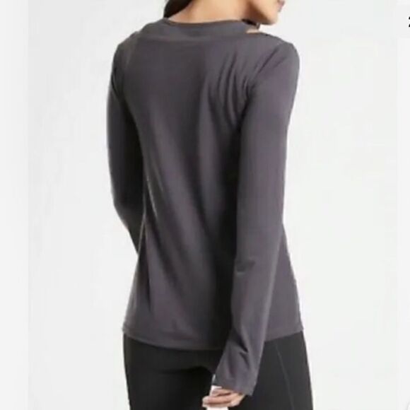Athleta Essence Groove Long Sleeve Layerd Top Size XS - Picture 2 of 8